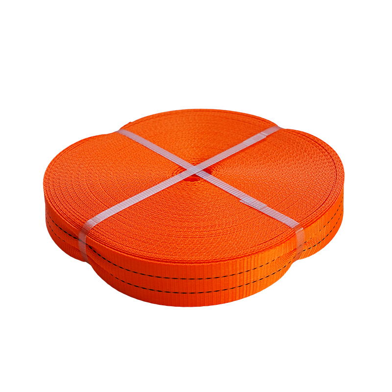 EN12195-2 ได้รับการรับรอง Lashing Strap ทอโพลีเอสเตอร์เพื่อการรักษาความปลอดภัยสินค้า