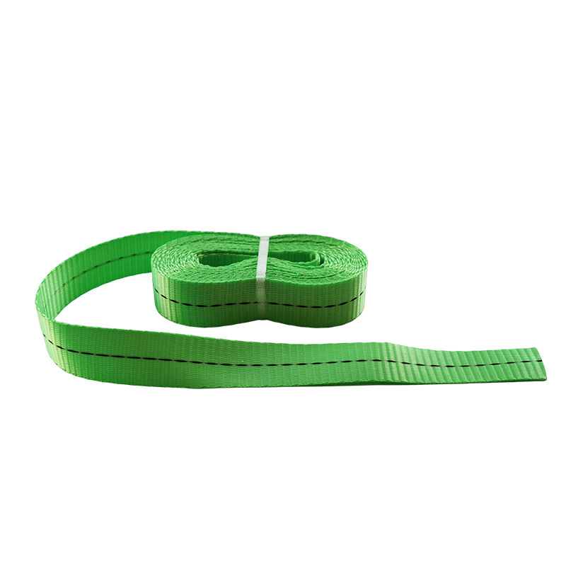 EN12195-2 ได้รับการรับรอง Lashing Strap ทอโพลีเอสเตอร์เพื่อการรักษาความปลอดภัยสินค้า
