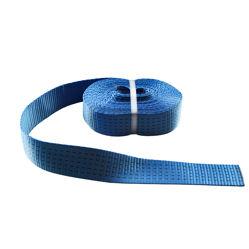 EN12195-2 ได้รับการรับรอง Lashing Strap ทอโพลีเอสเตอร์เพื่อการรักษาความปลอดภัยสินค้า