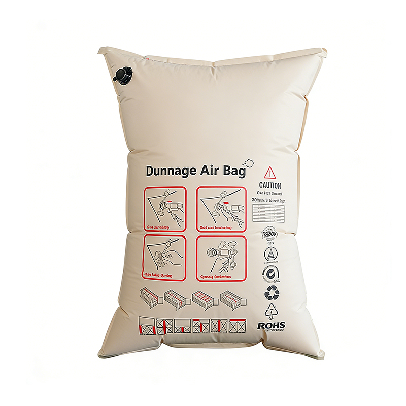 ถุง Dunnage กระดาษคราฟท์ที่ผ่านการรับรอง RoHS และรีไซเคิลได้พร้อมวาล์ว Double Storm สำหรับการจัดส่ง
